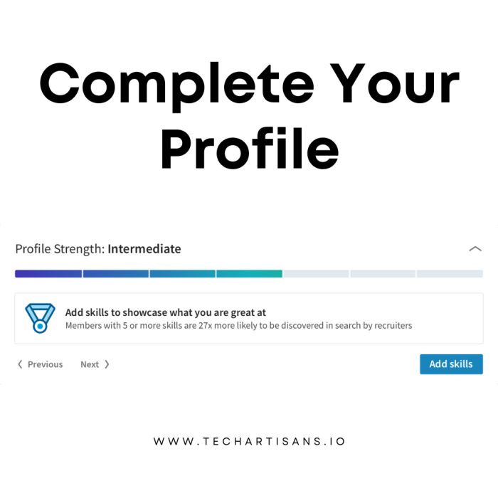 Complete Your Profile