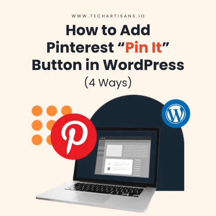 Add Pinterest “Pin It” Button