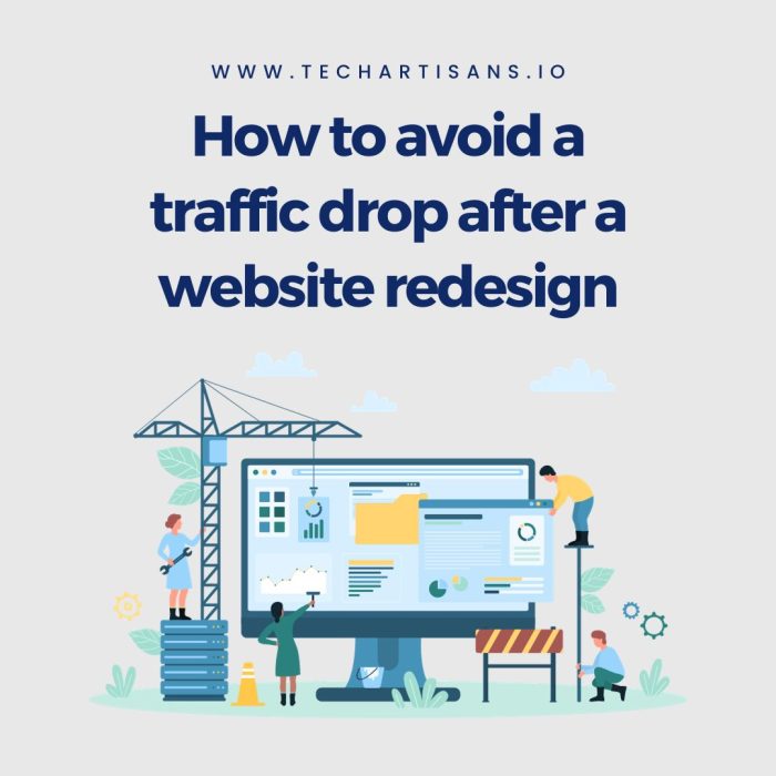 Avoid traffic drop after website redesign